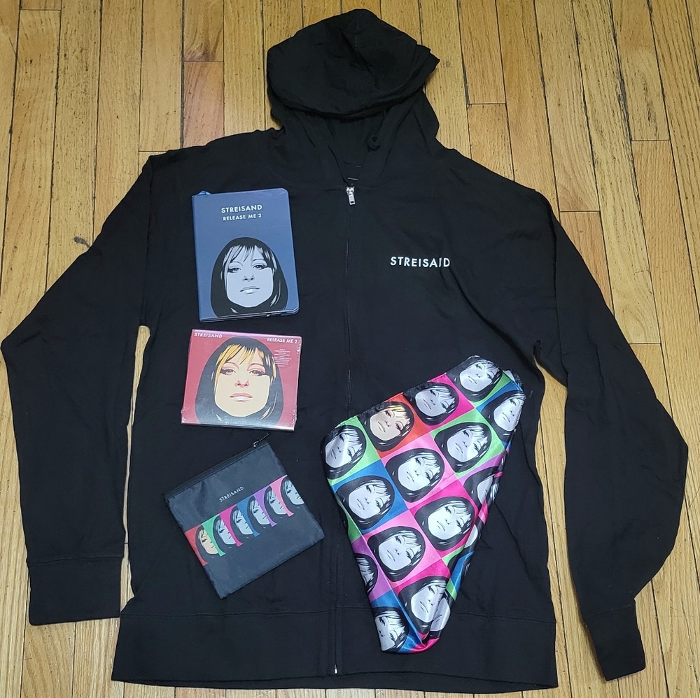 Barbra Streisand "Release Me 2" Black Hoodie Bundle